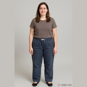 Only necessities blue two pocket elastic waist pants, size 20W, NWOT